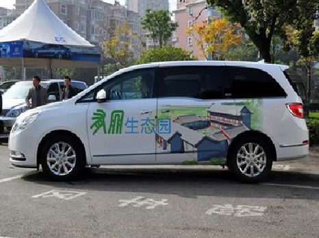 宁化户外车贴喷绘如何保持效果?